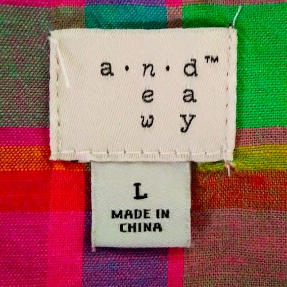 🙀SALE🙀A New Day Sleeveless Chambray Top - Picture 3 of 5